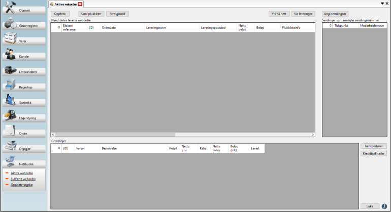 aktive weborde pckasse admin