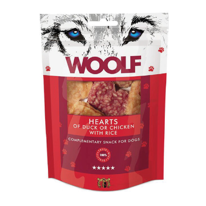 Woolf Hearts Of Duck Or Chicken With Rice 100G