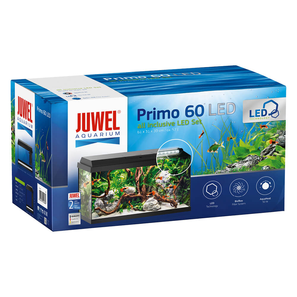 Juwel Akvarium Primo  60 Svart 61X31X37Cm Ca60L