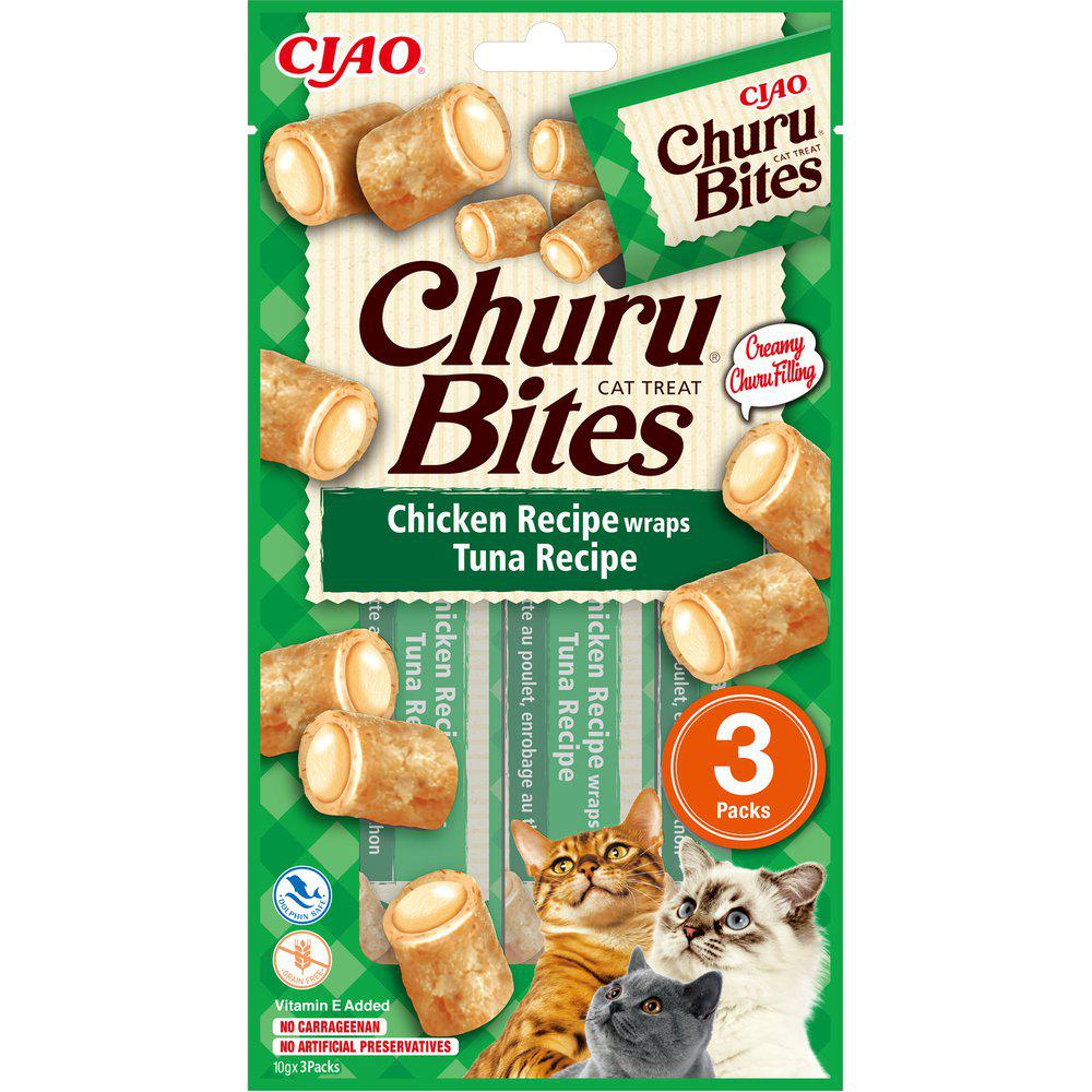 Churu Cat Bites Chicken And Tuna Wrap 3St