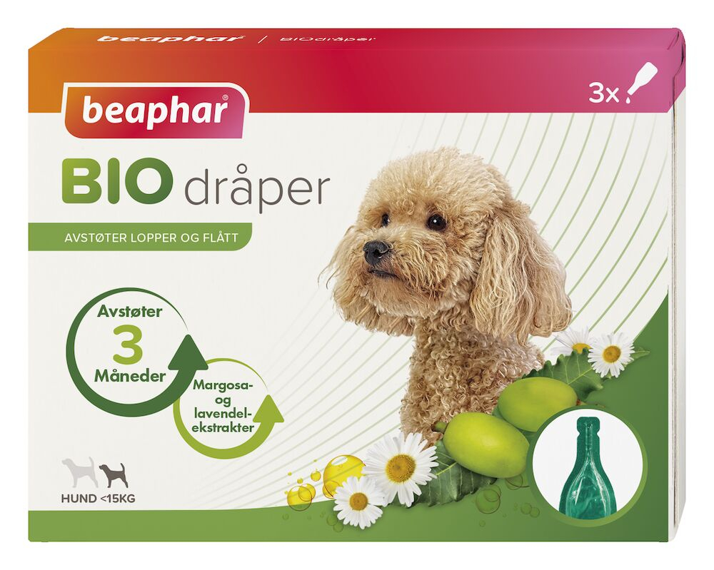Beaphar Bio Spot On Hund <15 Kg 3 Pipetter