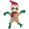 Xmas Sloth, Plush/Rope, 30 Cm