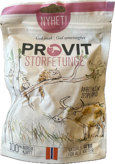 Provit Frysetørket Storfetunge 40G