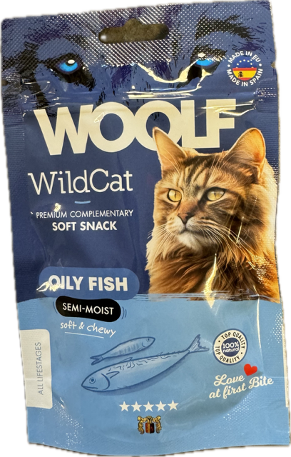 Woolf WildCat Soft Snacks Fish 50g