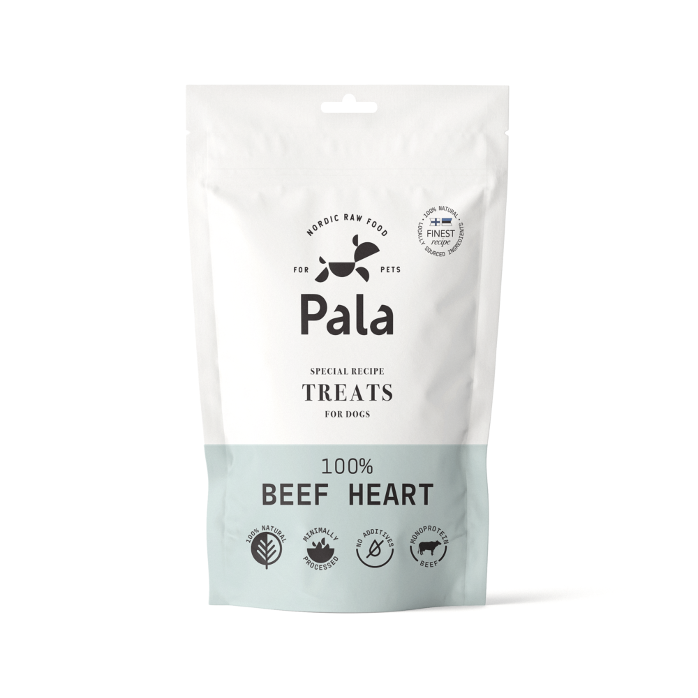 Pala Treats 100% Beef Heart 100G