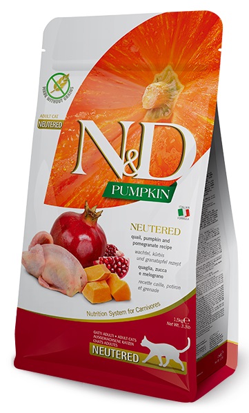 Farmina Cat Pumpkin Quail Neutered 1,5kg