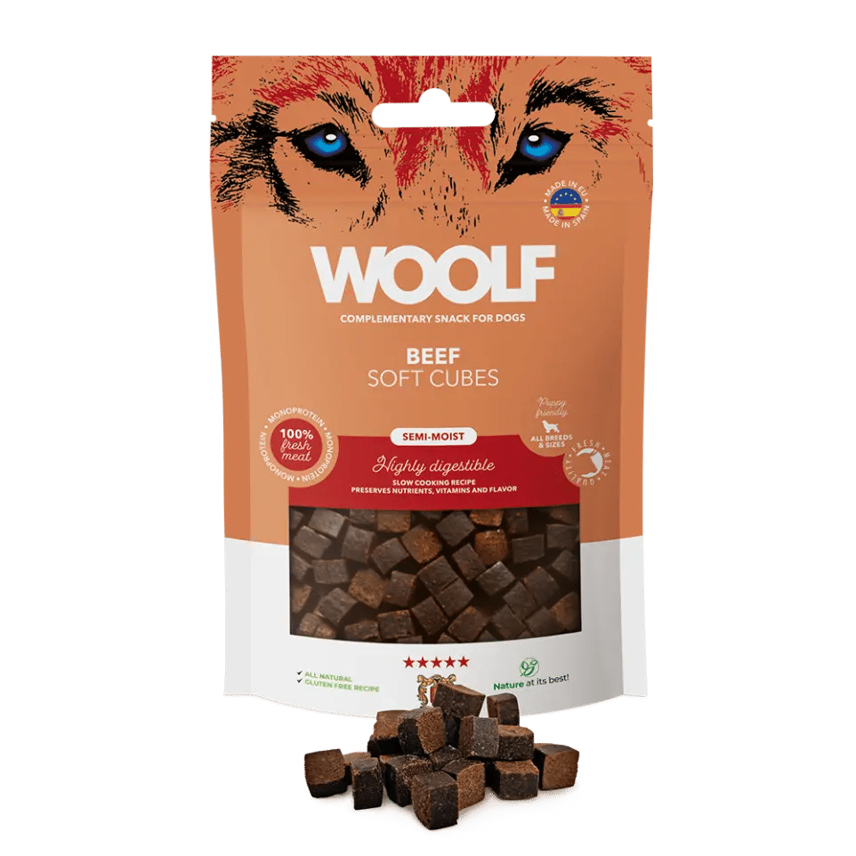 Woolf Soft Cubes Biff 100G