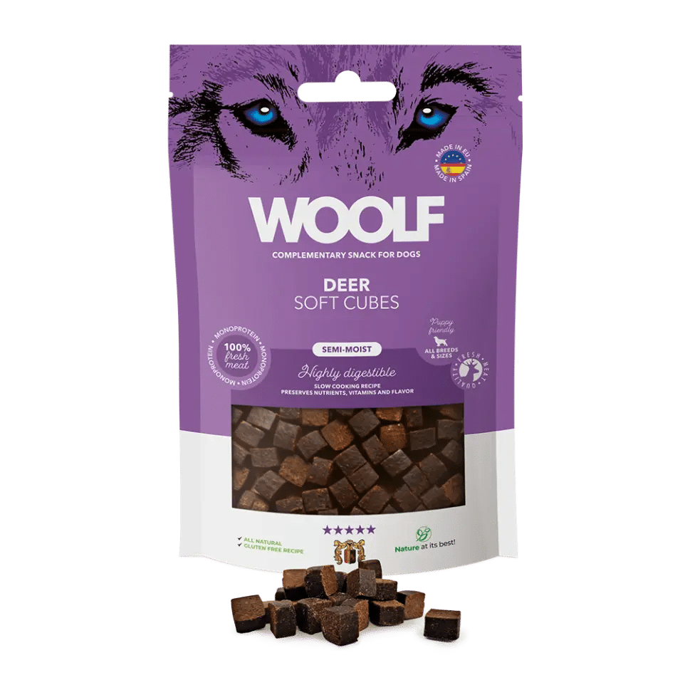 Woolf Soft Cubes Deer 100G