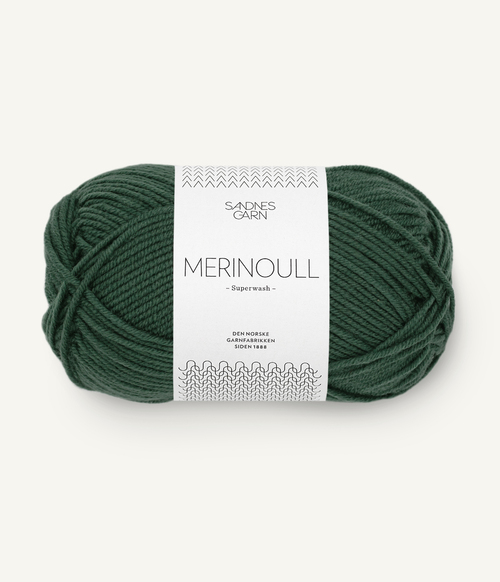 8581 Merinoull - dyp skoggrønn