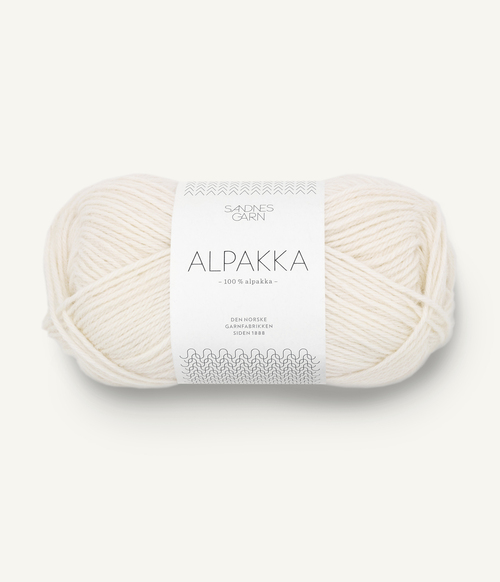1001 Alpakka - optisk hvit