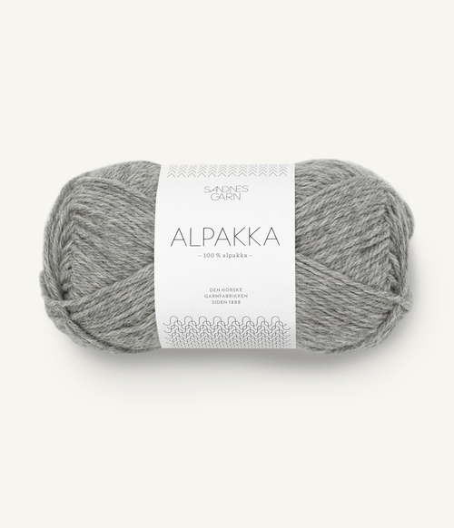 1042 Alpakka - gråmelert