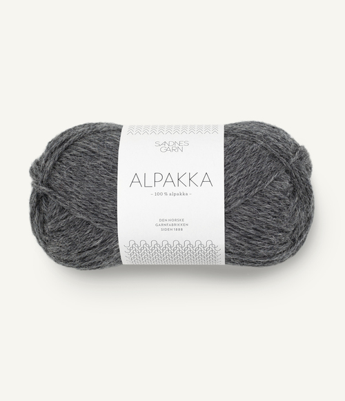 1053 Alpakka - mørk gråmelert