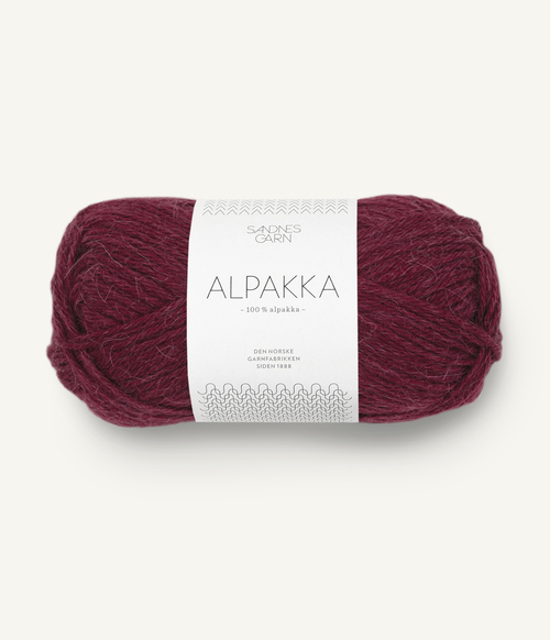 4554 Alpakka - vinrød