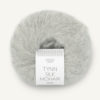 1022 Tynn Silk Mohair - lys grå melert