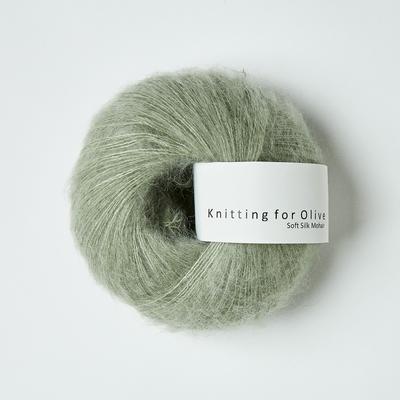 Soft Silk Mohair - støvet artiskok