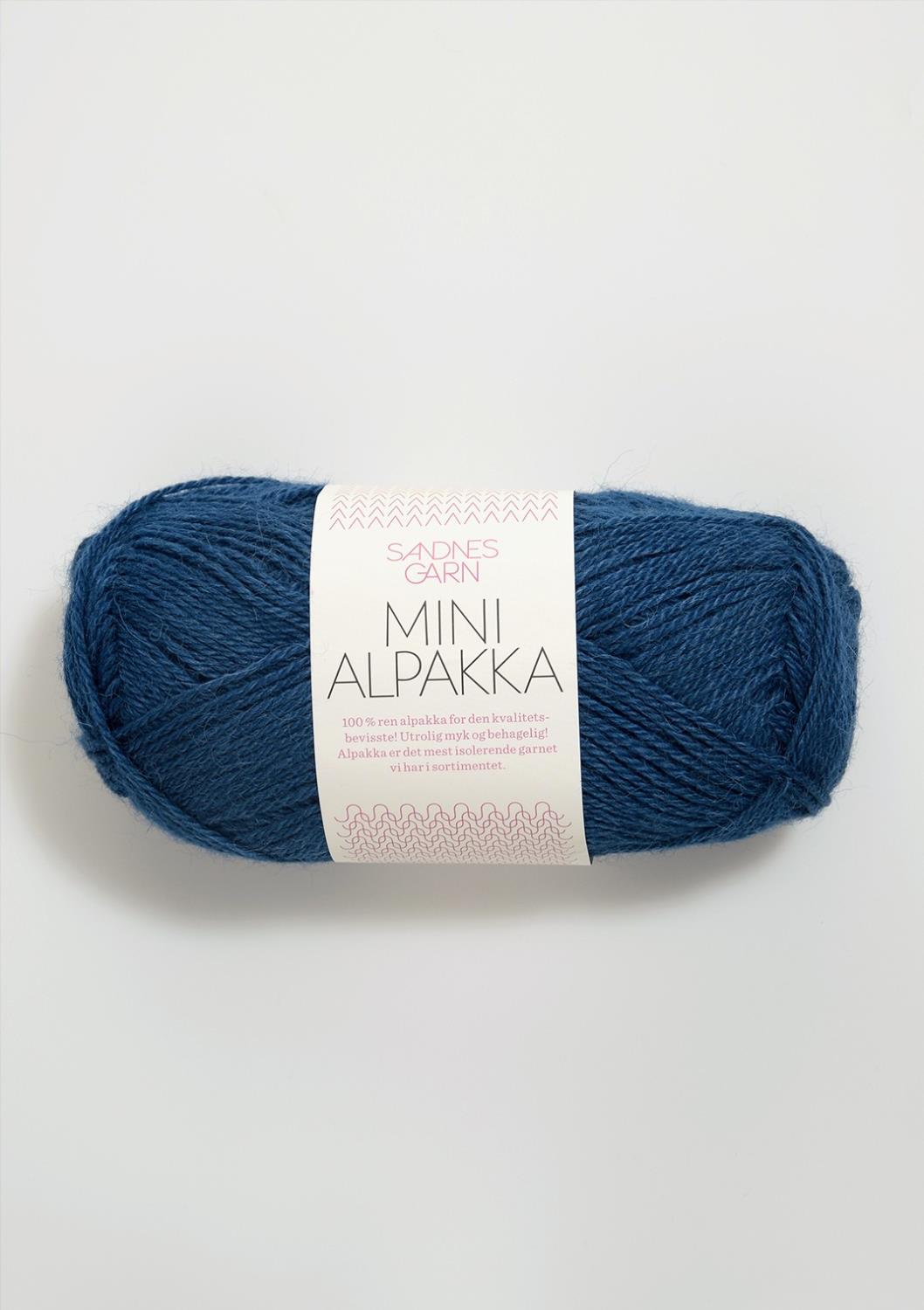 6063 Mini Alpakka - inkblå