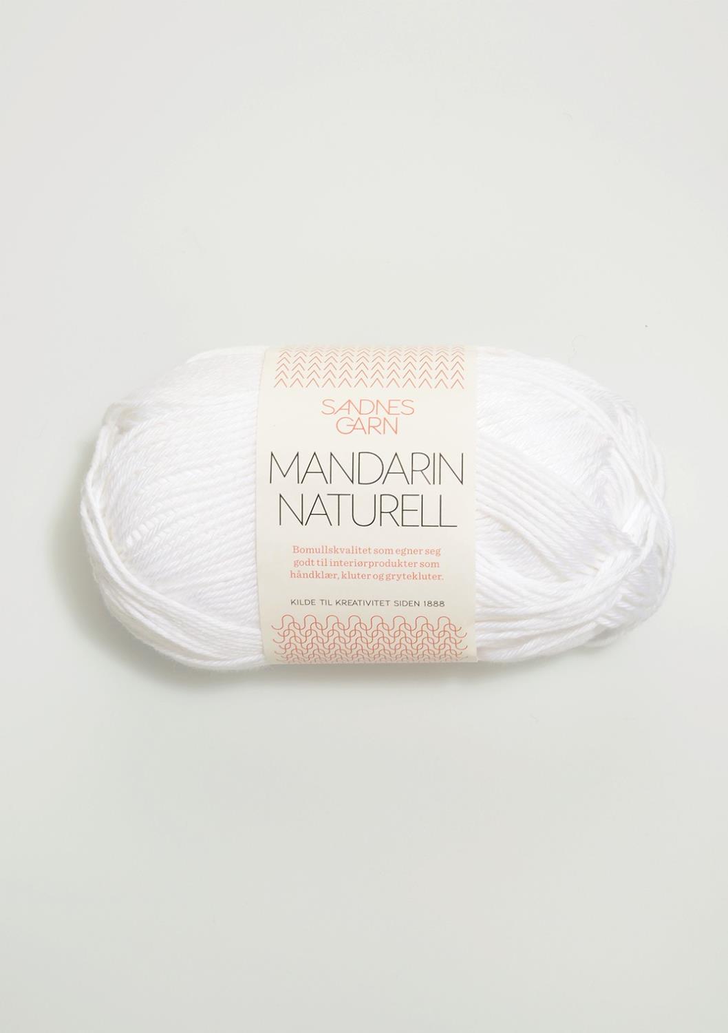 1001 Mandarin Naturell - hvit