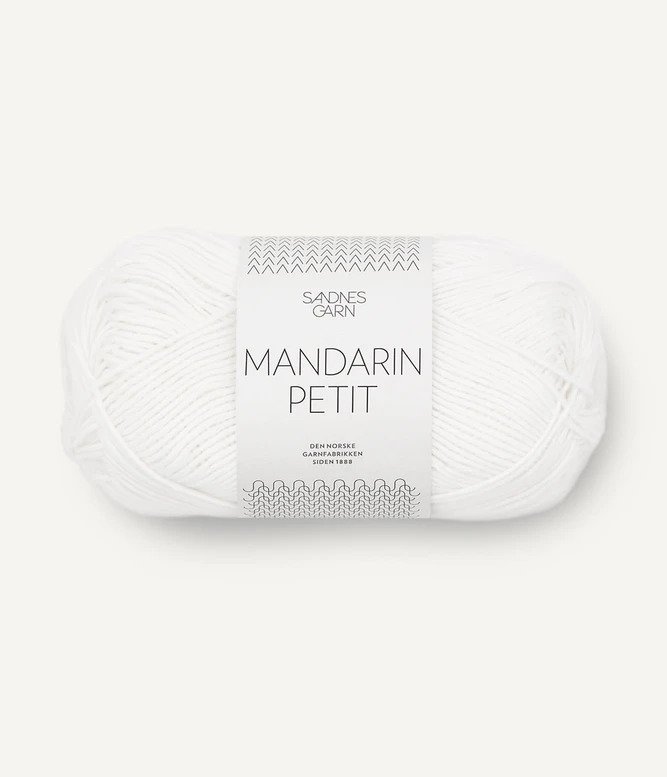 1001 Mandarin Petit - optisk hvit