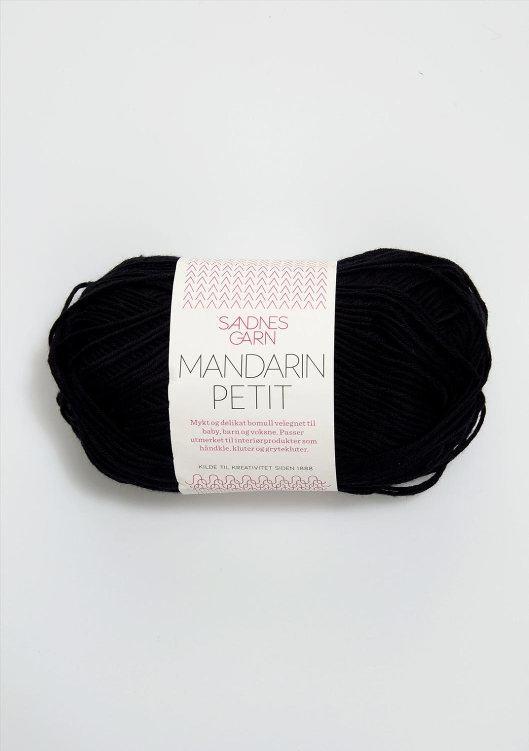 1099 Mandarin Petit - svart
