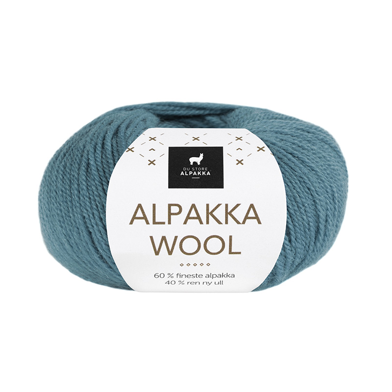 516 Alpakka Wool - mørk sjøgrønn