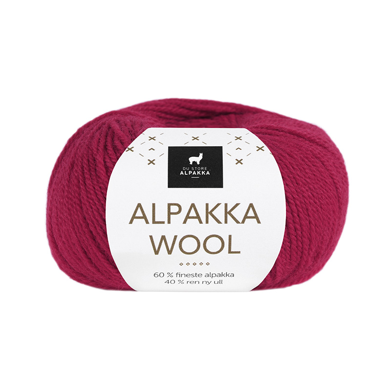 521 Alpakka Wool - valmuerød