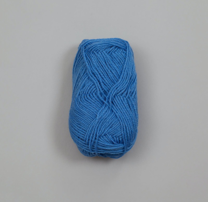 151 3-tråds strikkegarn - jeansblå