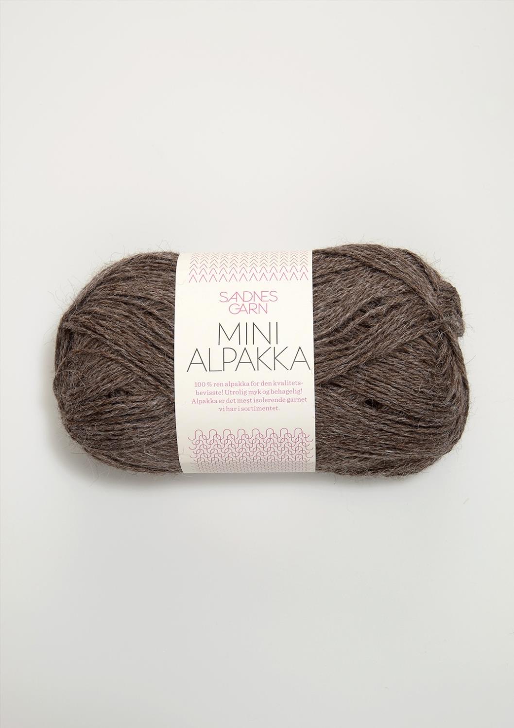 2652 Mini Alpakka - mellombrun melert