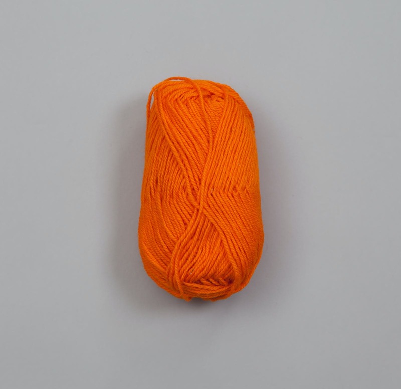 161 3-tråds strikkegarn - orange