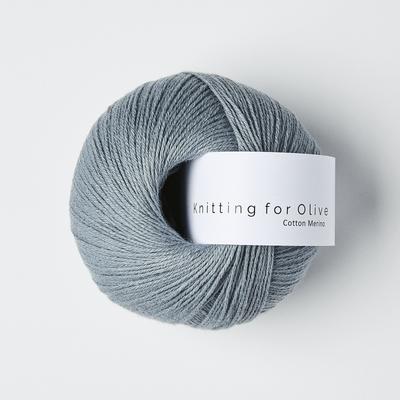 Olives Cotton Merino - elefantblå