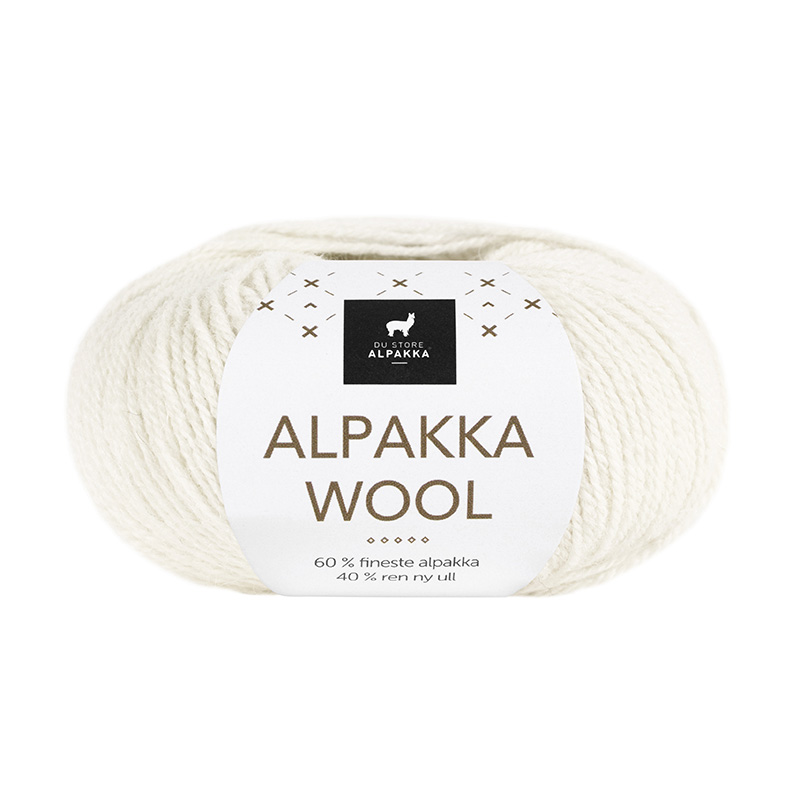 533 Alpakka Wool - hvit