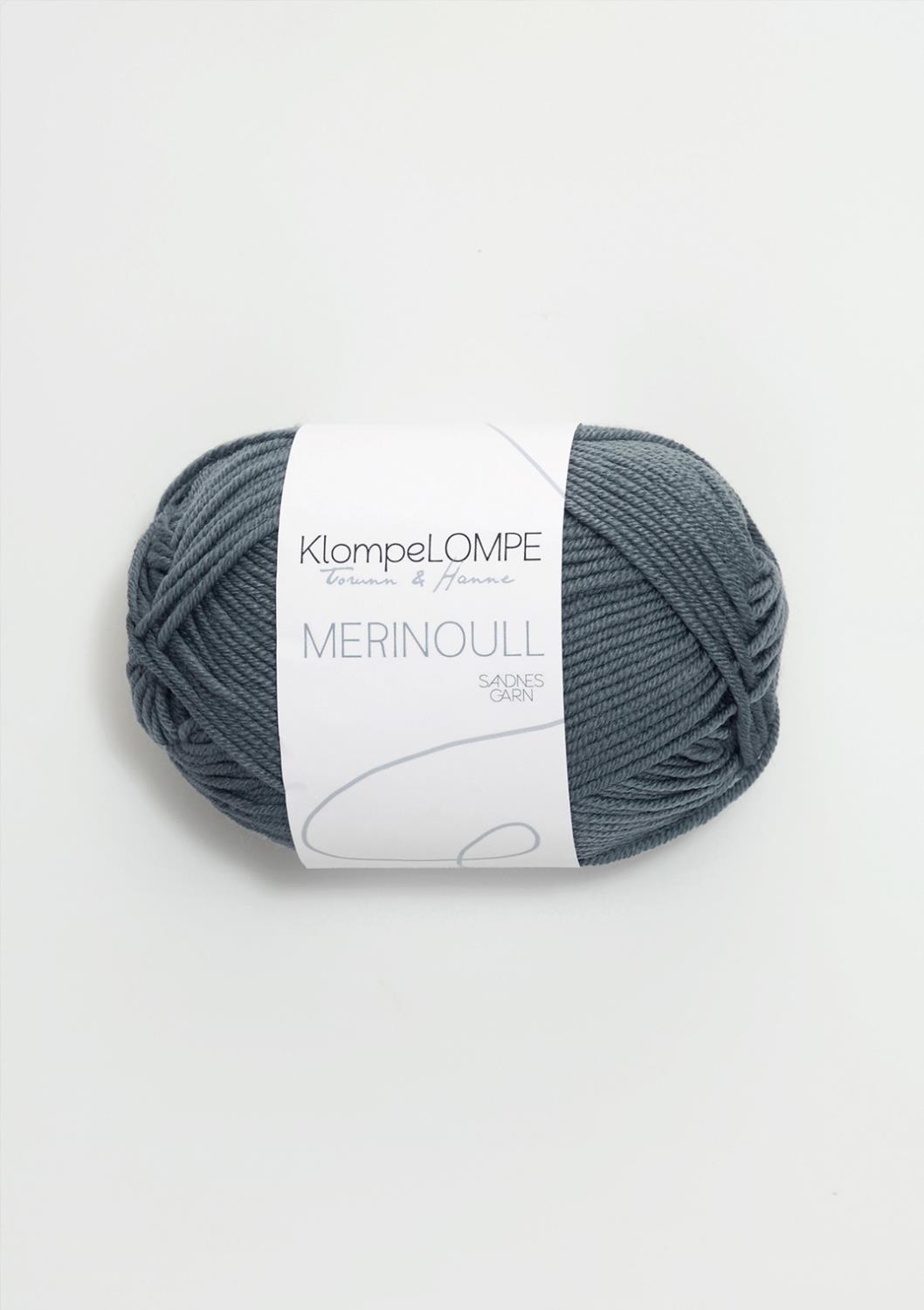 6571 KlompeLompe Merinoull - blågrønn