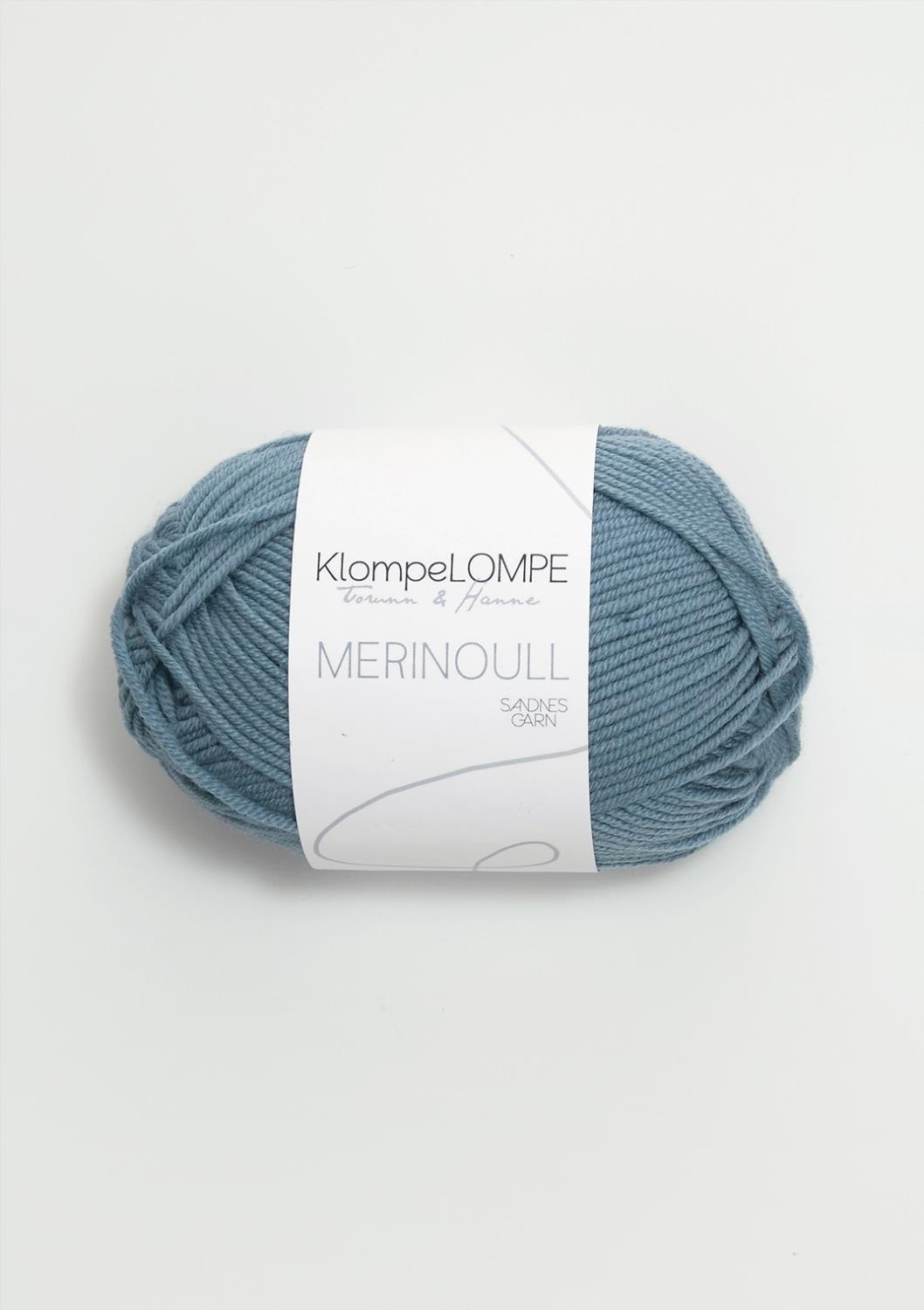 6033 KlompeLompe Merinoull - jeansblå