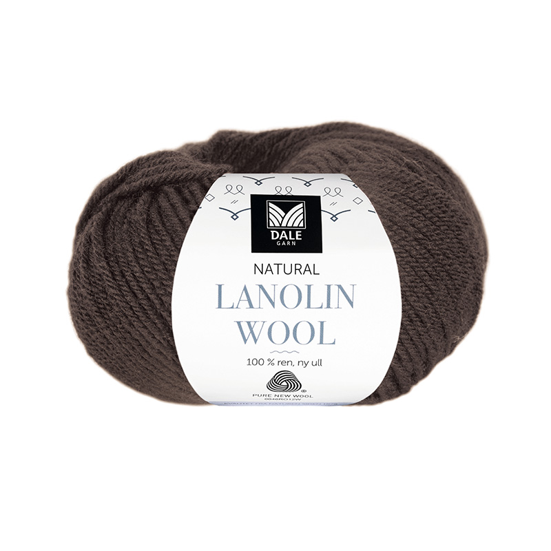 1406 Lanolin Wool - espresso