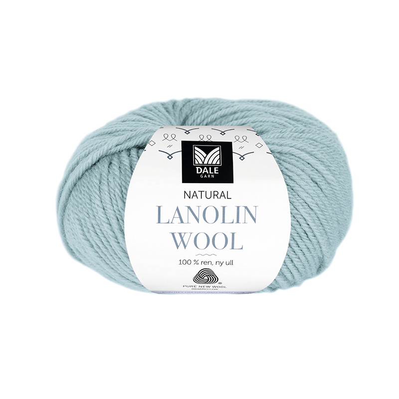 1411 Lanolin Wool - dus sjøgrønn