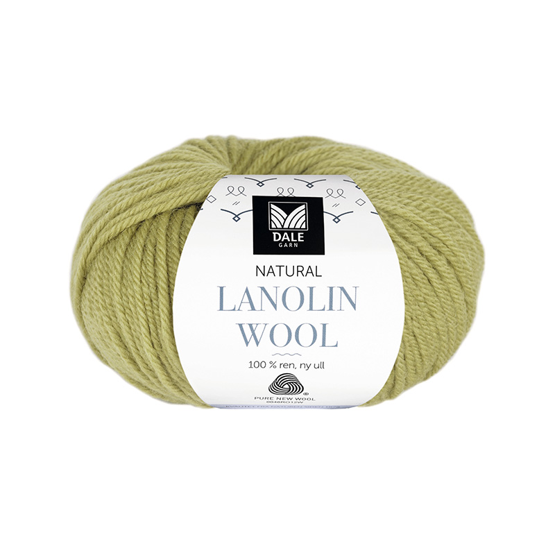 1418 Lanolin Wool - vårgrønn