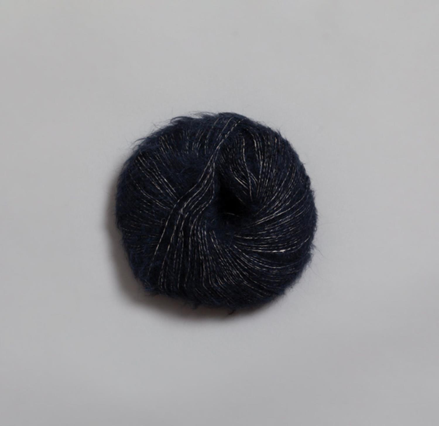 6557 Alpakka Lin - mørk blå