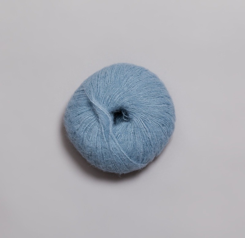 0512 Alpaca Silk - blågrå