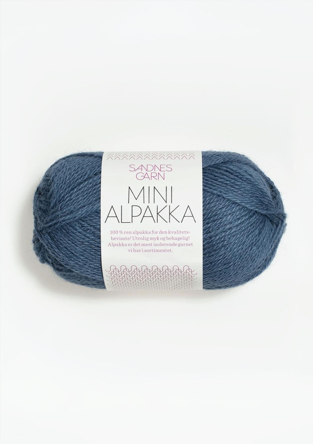 6052 Mini Alpakka - jeansblå