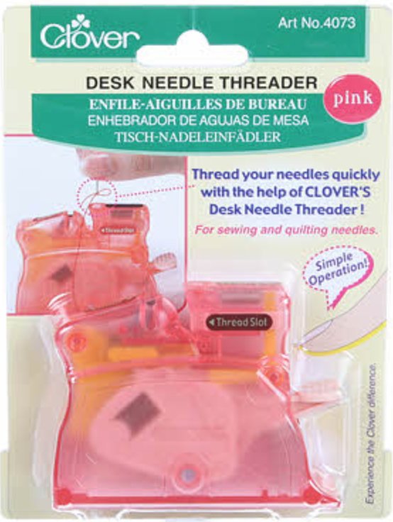 4073 Desk needle threader - rosa