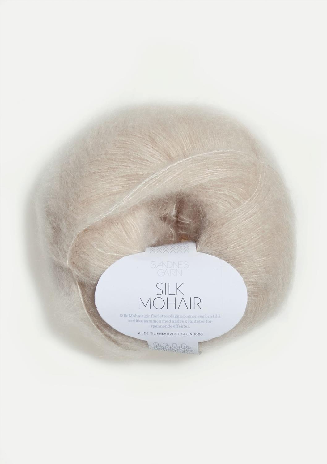 1015 Silk Mohair - kitt