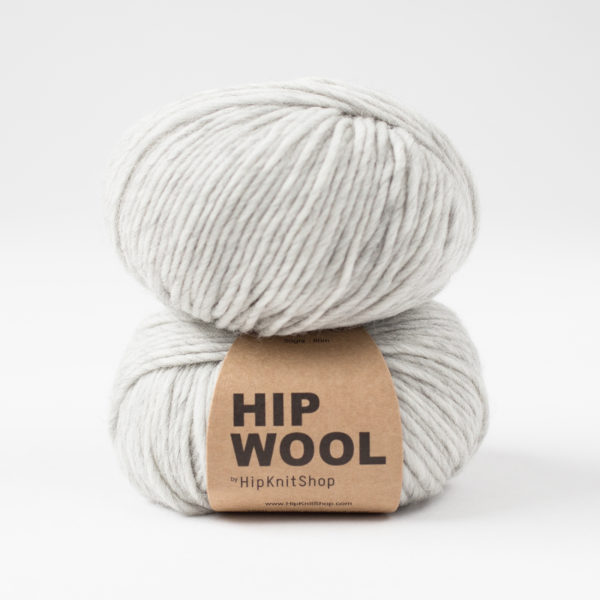 Hip Wool - foggy light grey blend