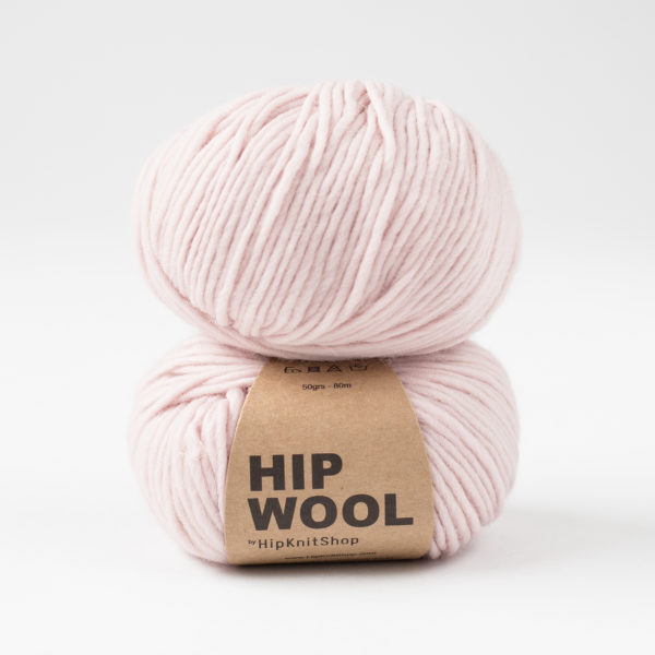Hip Wool - dusty candyfloss pink