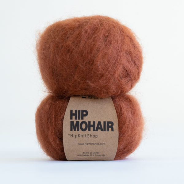 Hip Mohair - chestnut brown
