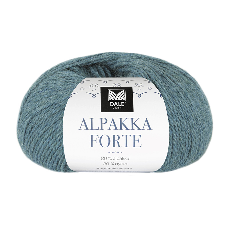 730 Alpakka Forte - denim/blå melert