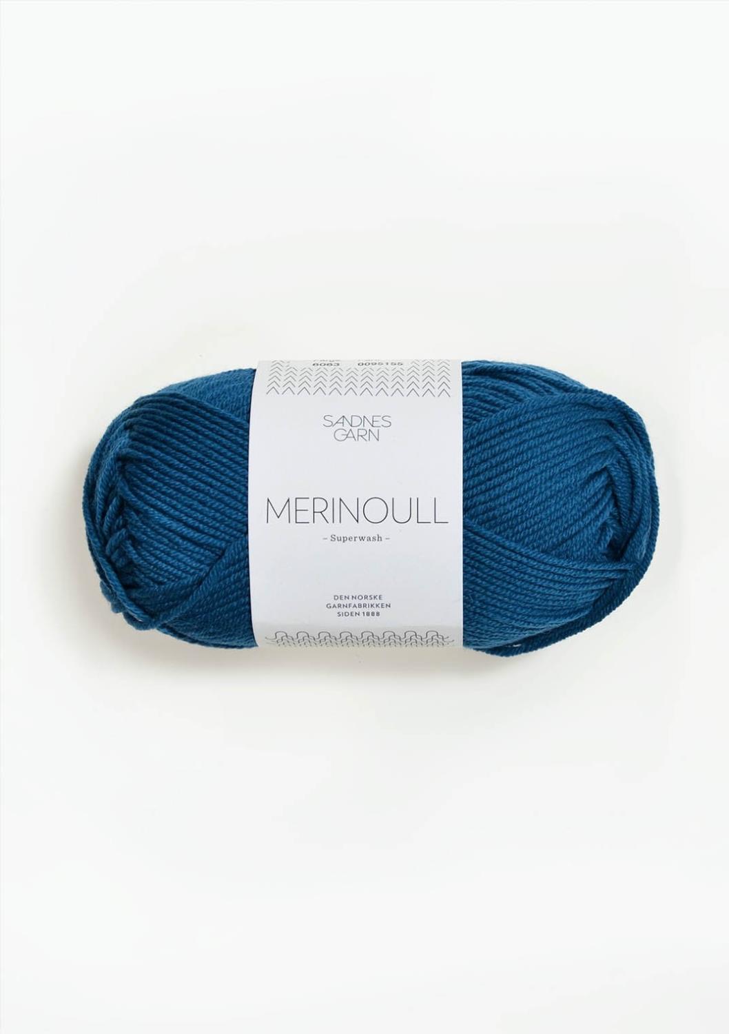 6063 Merinoull - inkblå