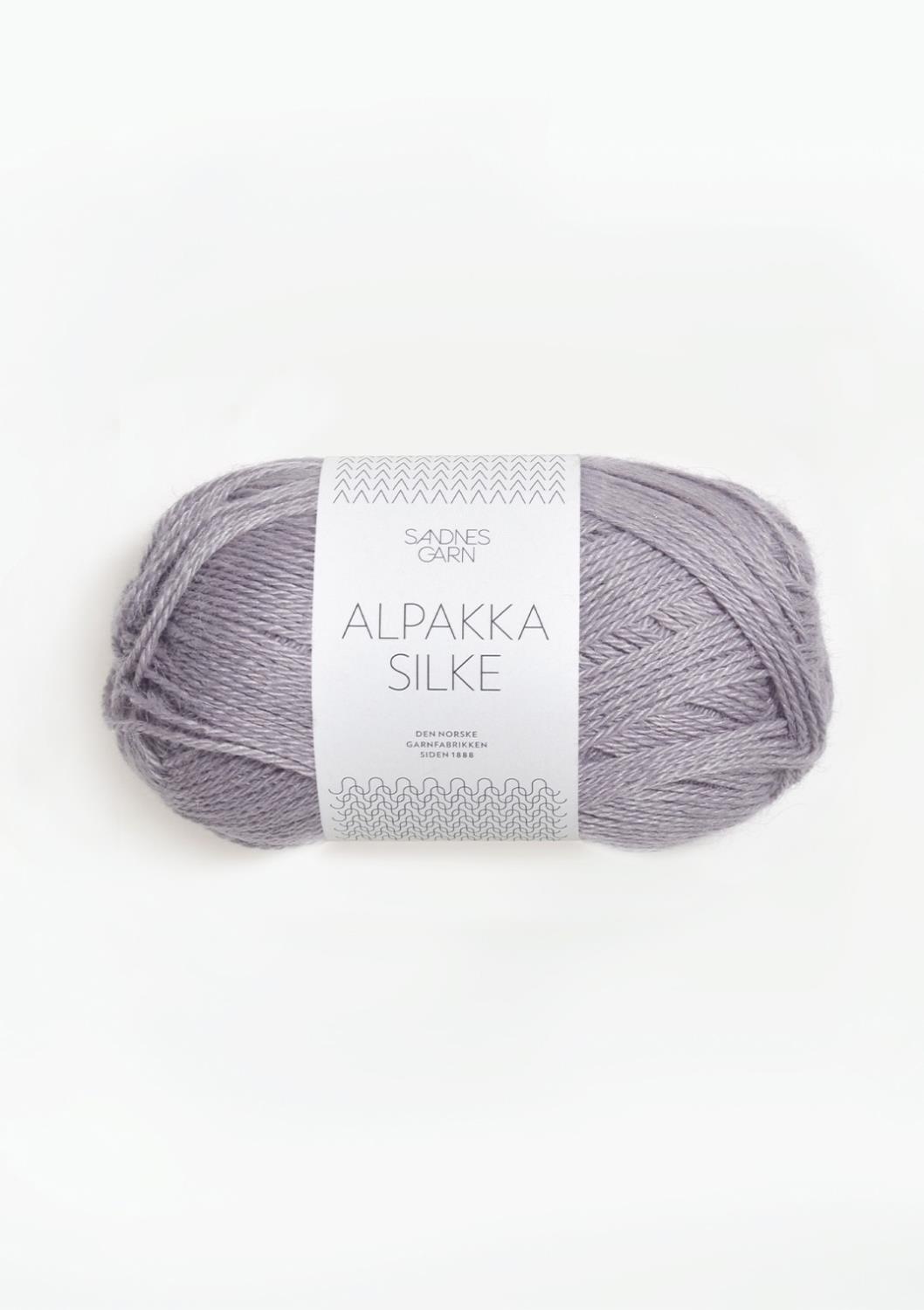 4631 Alpakka Silke - støvet lilla