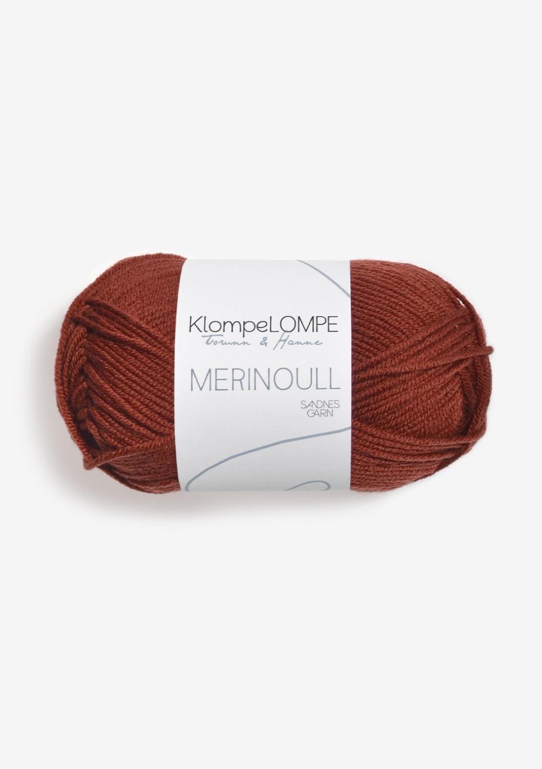 3355 KlompeLompe Merinoull - rust