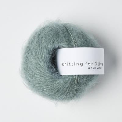 Soft Silk Mohair - støvet aqua