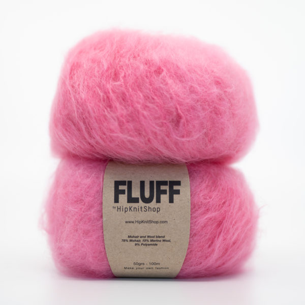Hip Fluff - candy pop pink