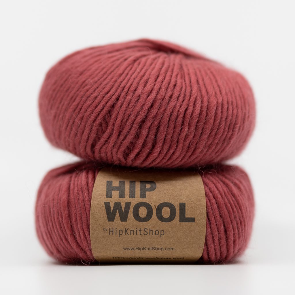 Hip Wool - rhubarb